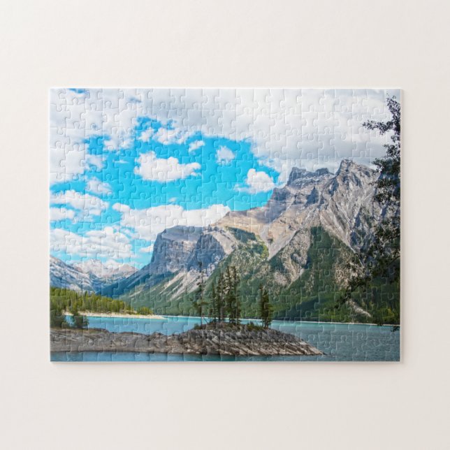 Minnewanka lake Canada. Jigsaw Puzzle (Horizontal)