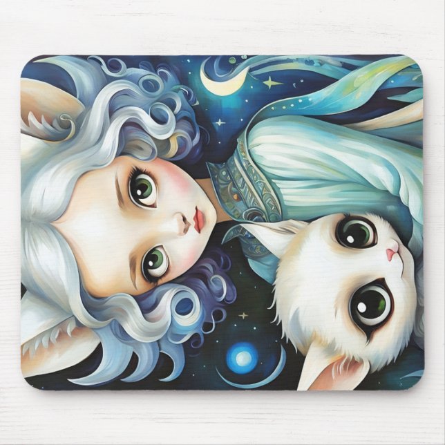 Minnie and Mac Mouse Mat (Front)