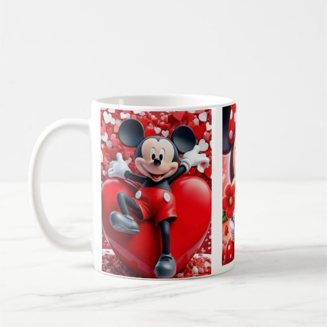 Minnie and micky's Magical Daydream Coffee Mug (Left)
