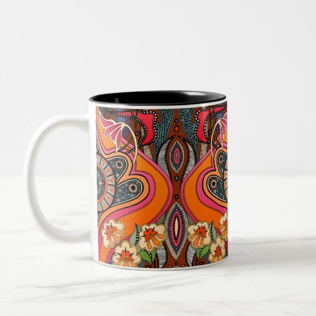 MINNIE henna Two-Tone Coffee Mug (Left)