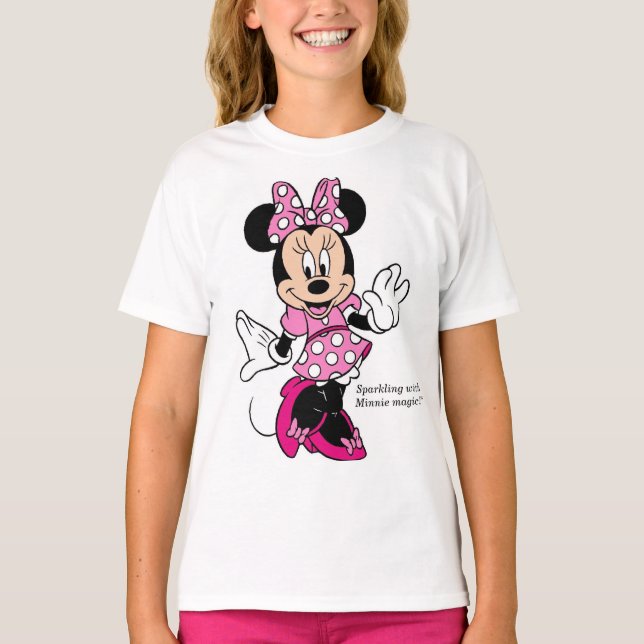 Minnie mouse girls T-Shirt (Front)