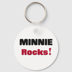Minnie Rocks Key Ring