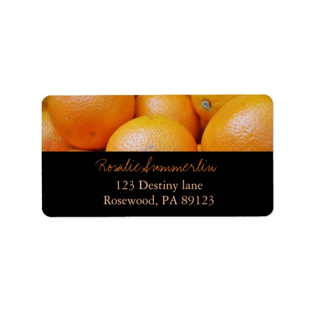 minniemay oranges + black address label (Front)