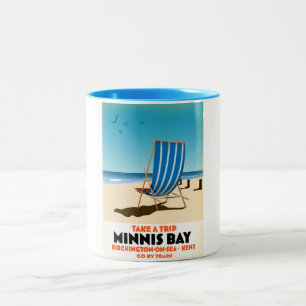 Minnis Bay ,birchington-on-sea Two-Tone Coffee Mug