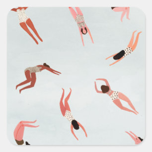 Minnows Square Sticker