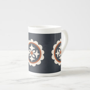 Minoan Design Bone China Mug