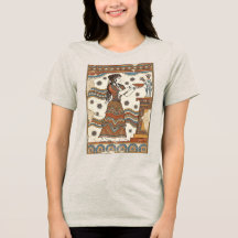 Minoan Priestess: Bronze Age Fresco