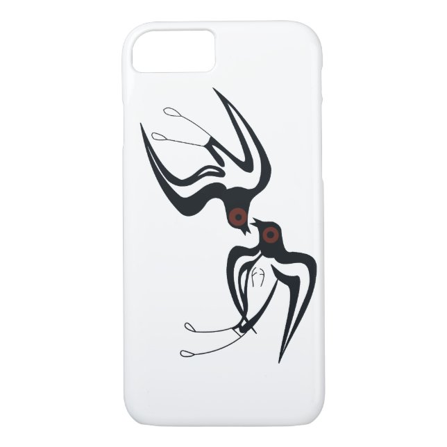 Minoan Swallow iPhone Case (Back)