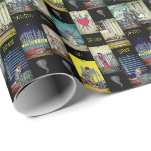 Minor Arcana Swords Air   Wrapping Paper