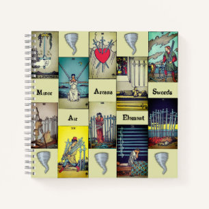 Minor Arcana Swords Notebook
