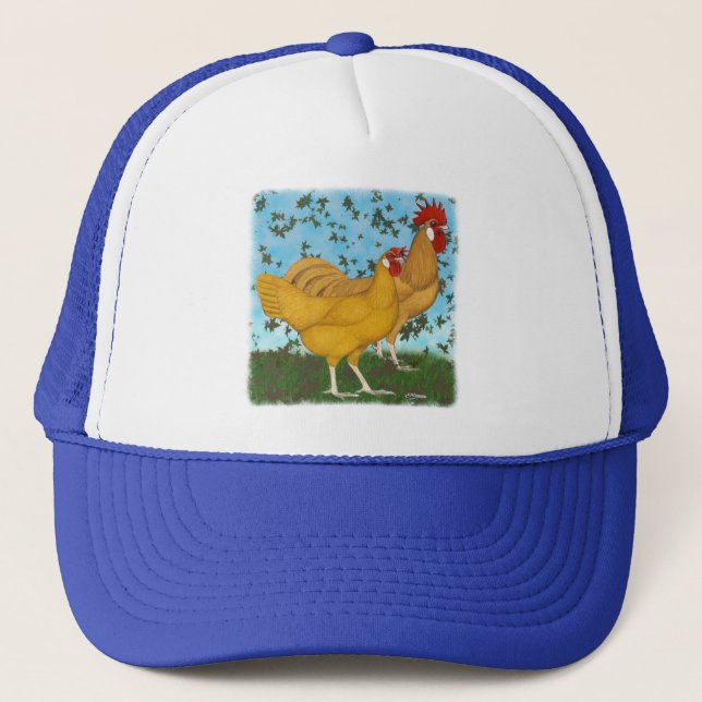 Minorca:  Autumn Day Pair Trucker Hat (Front)