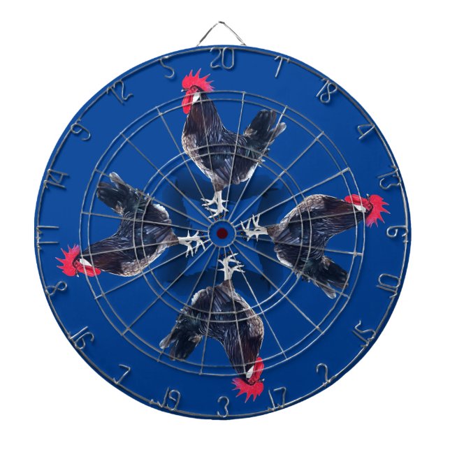 Minorca Rooster Dartboard (Front)