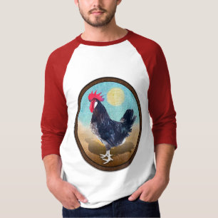Minorca Rooster Vintage Oval T-Shirt