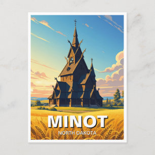 Minot Park North Dakota Postcard