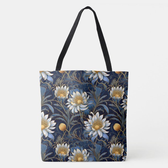 Minot Winter Blossom Tote (Front)
