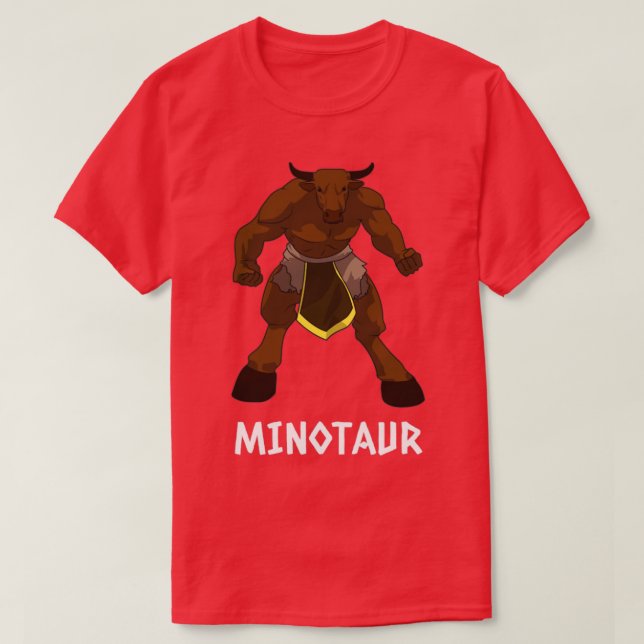 Minotaur for people who love Greek mythology1 T-Shirt (Design Front)