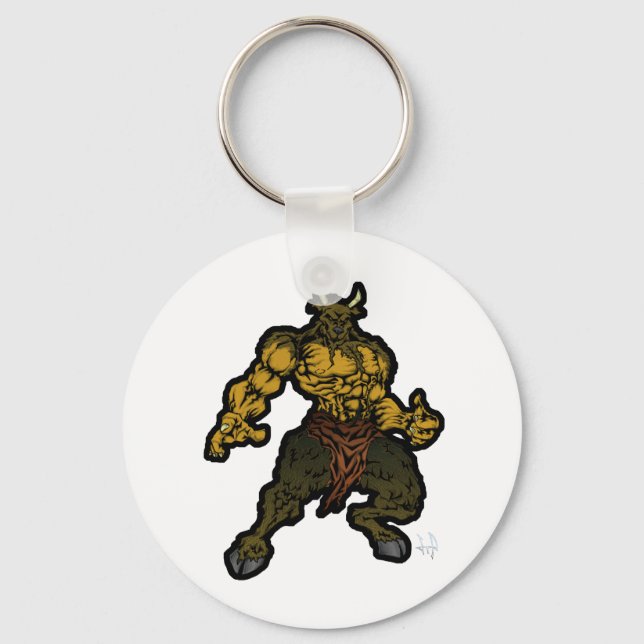 Minotaur Key Ring (Front)
