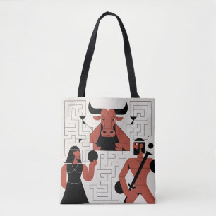 Minotaur Labyrinth Tote  Bag
