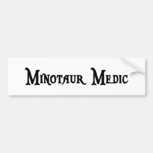 Minotaur Medic Bumper Sticker