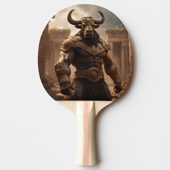 Minotaur Ping Pong Paddle (Front)