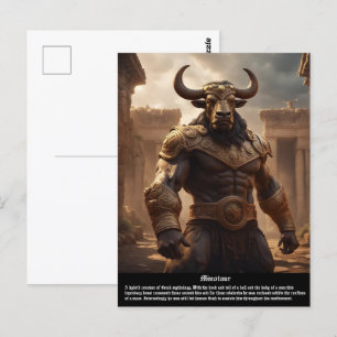 Minotaur  postcard