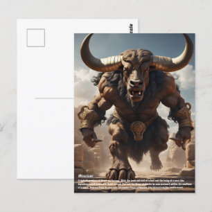 Minotaur  postcard