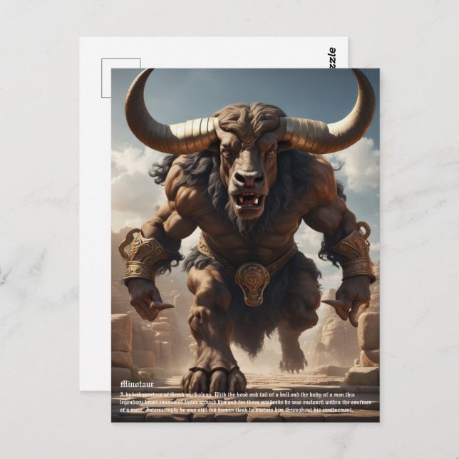 Minotaur  postcard (Front/Back)