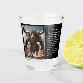 Minotaur  shot glass