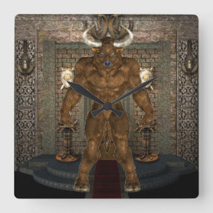 Minotaur Wall Clock
