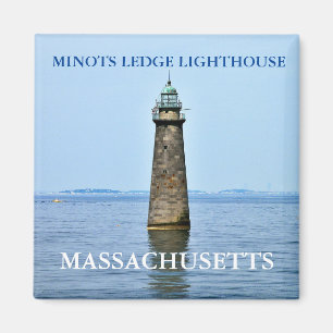 Minots Ledge Lighthouse, Massachusetts Magnet