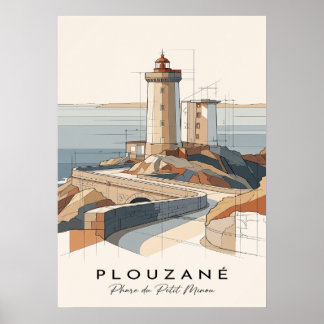 Minou Lighthouse, Plouzané Poster