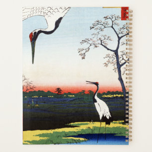 Minowa, Kanasugi, Mikawashima by Utagawa Hiroshige Planner