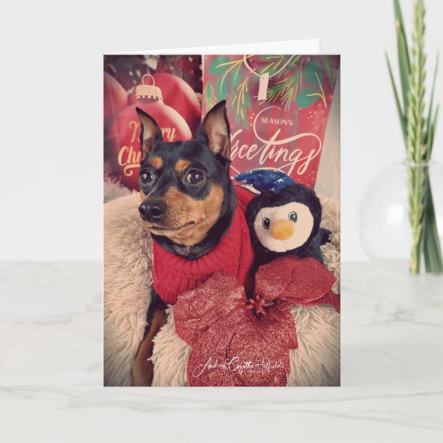 MinPin Seasons Greetings Card (Front)