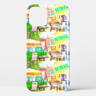 Minsk Belarus Architecture Graffiti Area iPhone 12 Pro Case