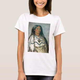 'Mint', a Mandan Indian girl, 1832 (colour litho) T-Shirt