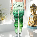 Mint and Dark Green Trendy Colour Ramp Gradient Leggings<br><div class="desc">Add a vibrant pop of colour to your style with the Shy Shy Panda Mint and Dark Green Trendy Colour Ramp Gradient Leggings. These unique and modern lined leggings provide an eye-catching combination of green and mint hues in a lined colour progression design. Featuring an ankle-length gym cut, the contemporary...</div>