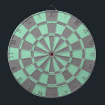 Mint And Grey Dartboard<br><div class="desc">Mint And Grey Dart Board</div>