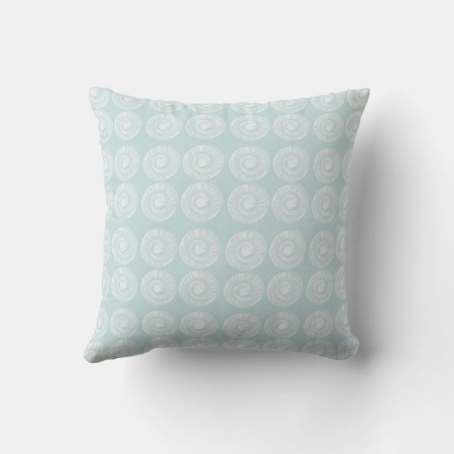 Mint and Swirls Cushion (Back)