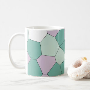 Mint and Violet Coffee Mug