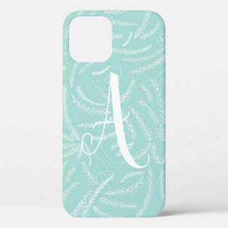 Mint and White Personalised Phone Case
