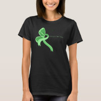 Mint Awareness Ribbon Butterfly T-Shirt