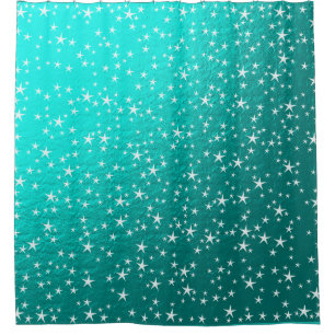 mint,Bad decoration Shower Curtain