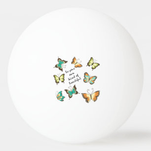 Mint Be Your Own Beautiful Butterflies Ping Pong Ball