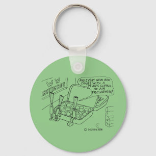 Mint Bed Keychain