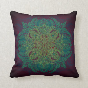Mint Berry Fleury Cushion