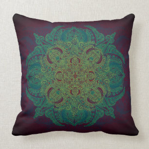 Mint Berry Fleury Cushion