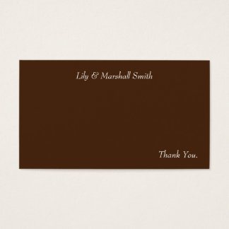 Mint Blossom Thank You Card