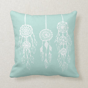 Mint Bohemian Dreamcatchers Cushion