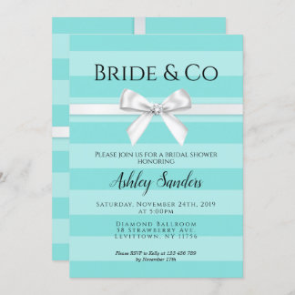 Mint Bride & Co. Bridal Shower Invitation
