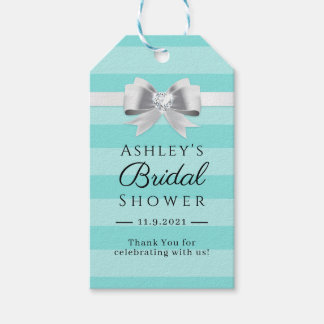 Mint Bride & Co. Bridal Shower Invitation Gift Tags